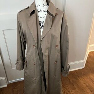 Misty Harbor Vintage Trench Coat, size 8